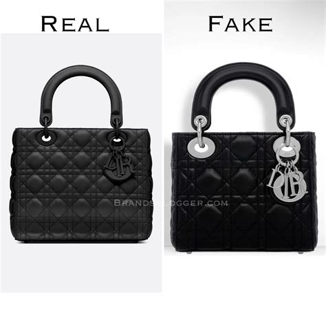 mini lady dior fake vs real